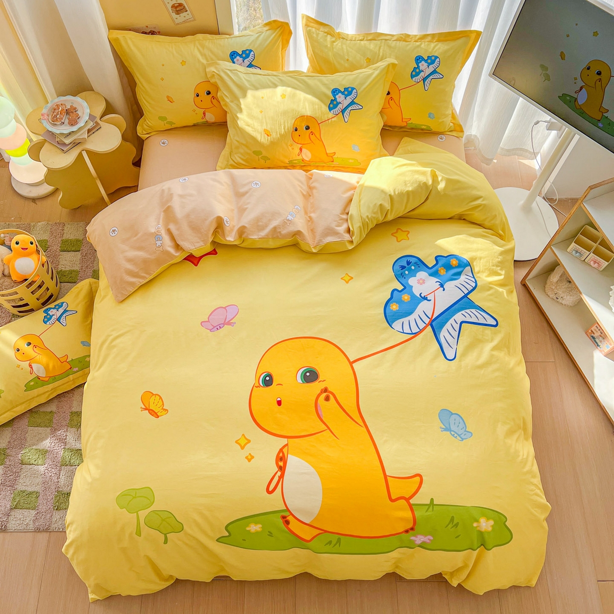 91家纺网 家纺一手货源 找家纺 浩诚 2026新款全棉卡通四件套第二批（陆续更新） 轻松一刻