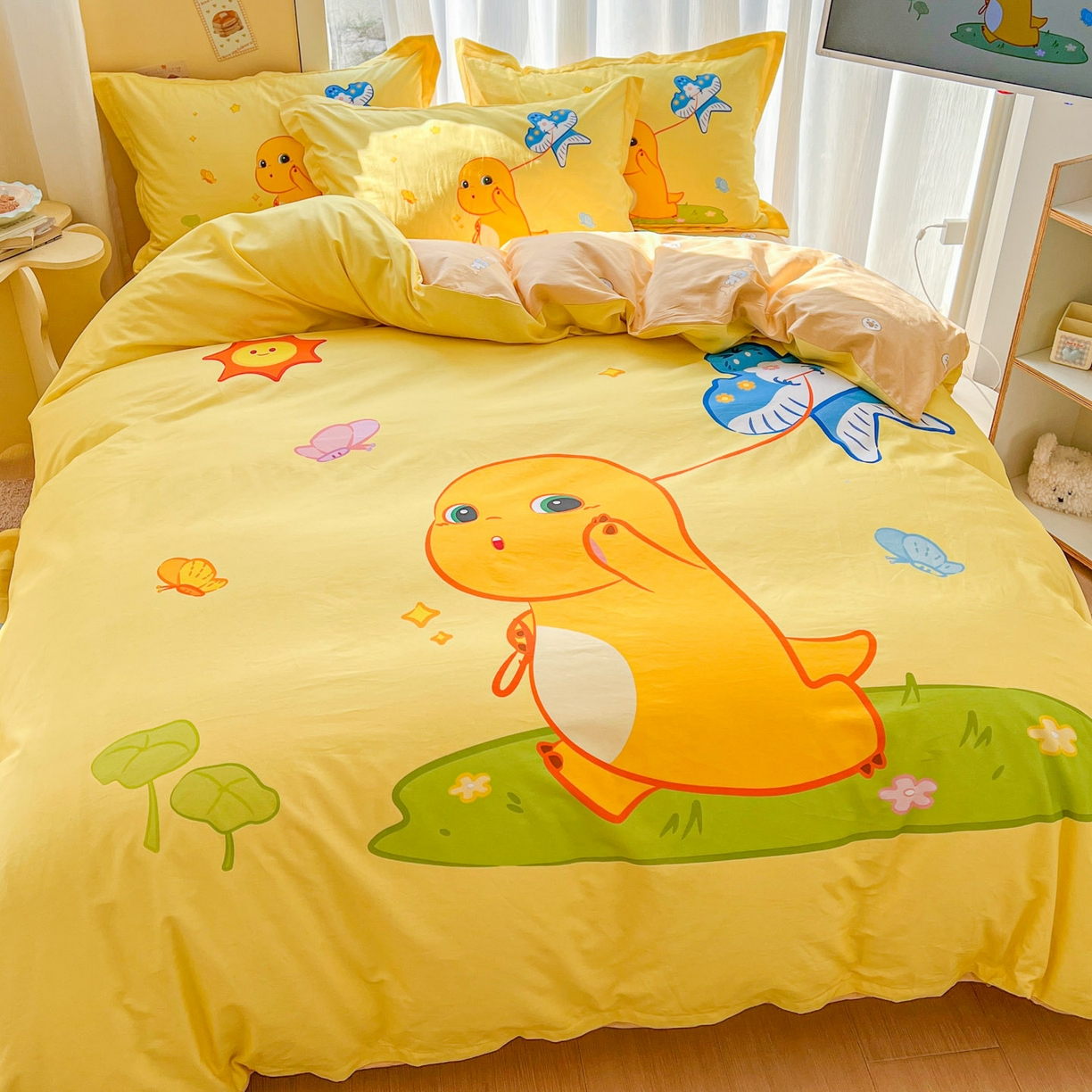 91家纺网 家纺一手货源 找家纺 浩诚 2026新款全棉卡通四件套第二批（陆续更新） 轻松一刻