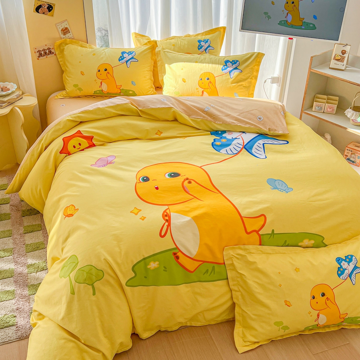 91家纺网 家纺一手货源 找家纺 浩诚 2026新款全棉卡通四件套第二批（陆续更新） 轻松一刻