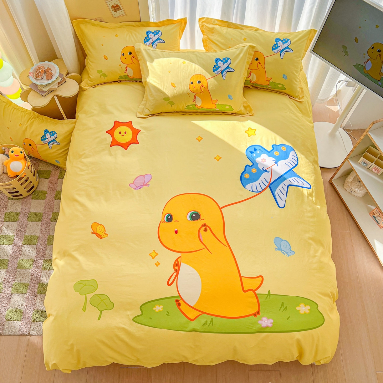 91家纺网 家纺一手货源 找家纺 浩诚 2026新款全棉卡通四件套第二批（陆续更新） 轻松一刻