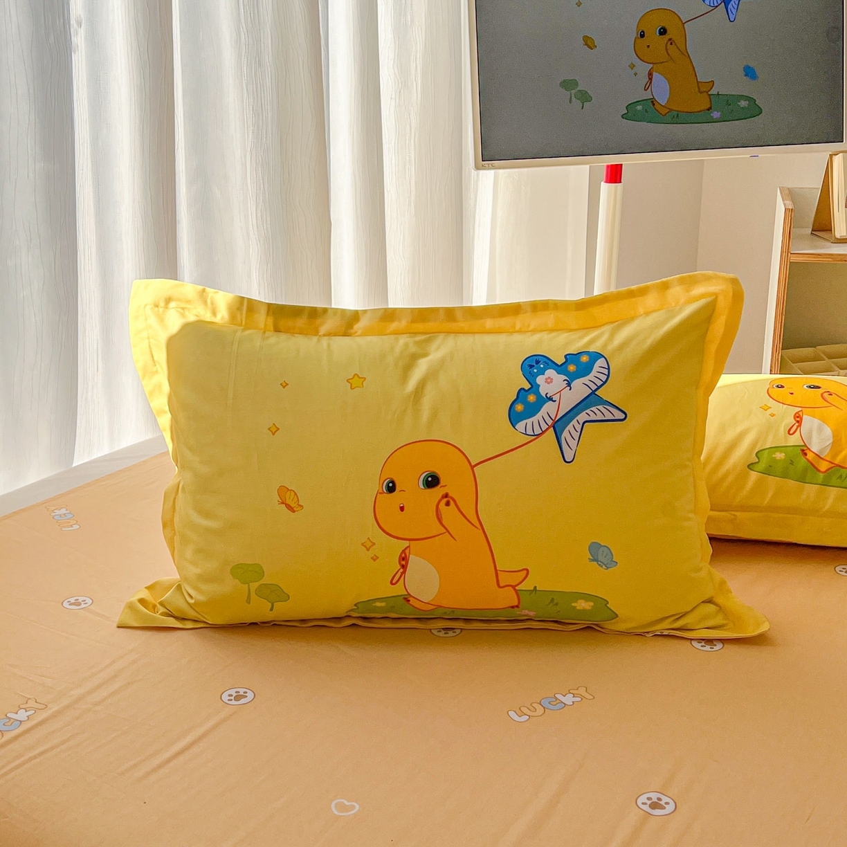 91家纺网 家纺一手货源 找家纺 浩诚 2026新款全棉卡通四件套第二批（陆续更新） 轻松一刻