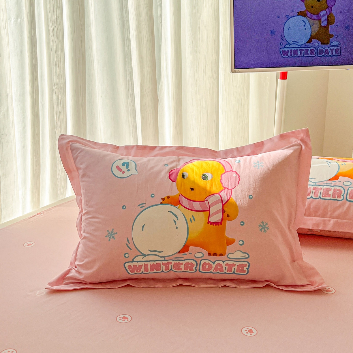 91家纺网 家纺一手货源 找家纺 浩诚 2026新款全棉卡通四件套第二批（陆续更新） 雪地达人