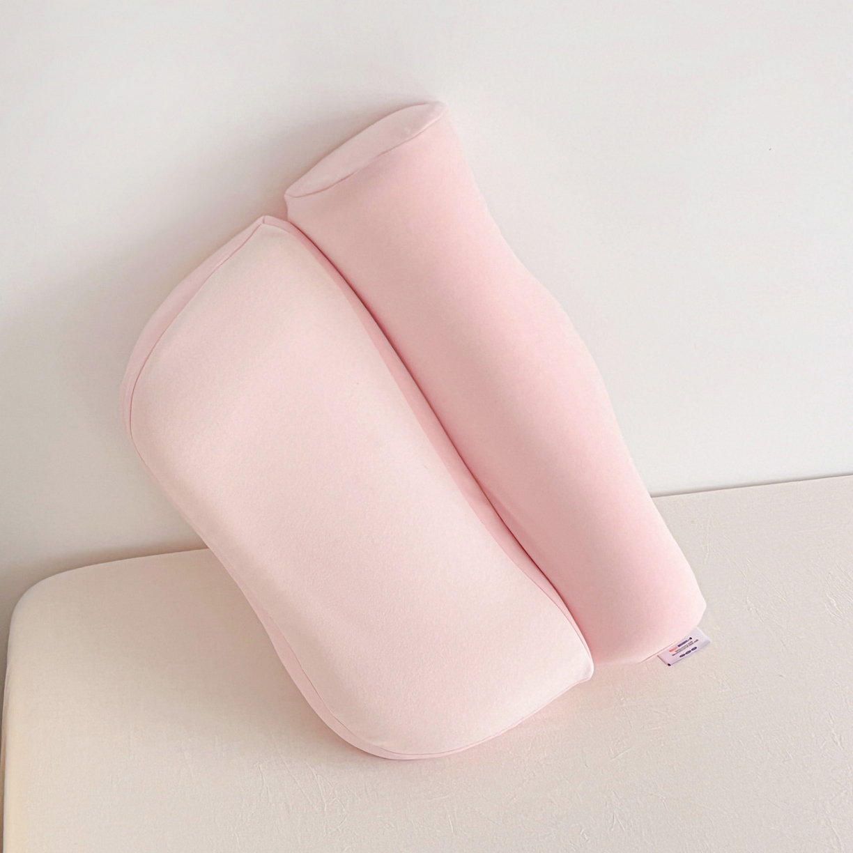 91家纺网 家纺一手货源 找家纺 麦哆乐 2026新款二合一德绒枕枕头枕芯 粉色