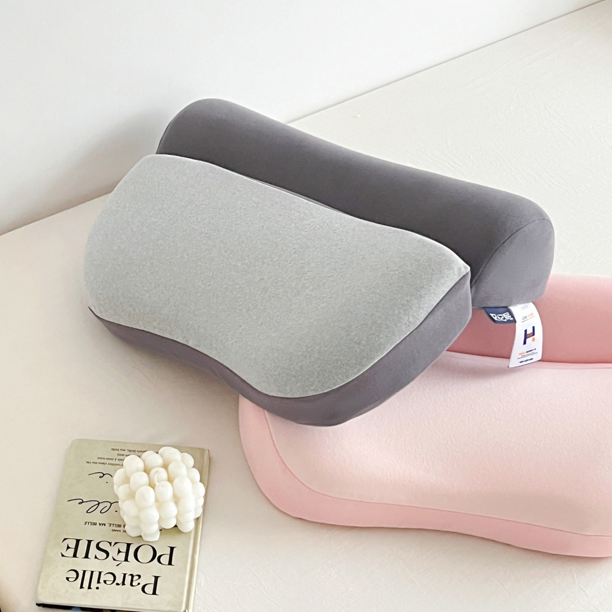 91家纺网 家纺一手货源 找家纺 麦哆乐 2026新款二合一德绒枕枕头枕芯 组合图