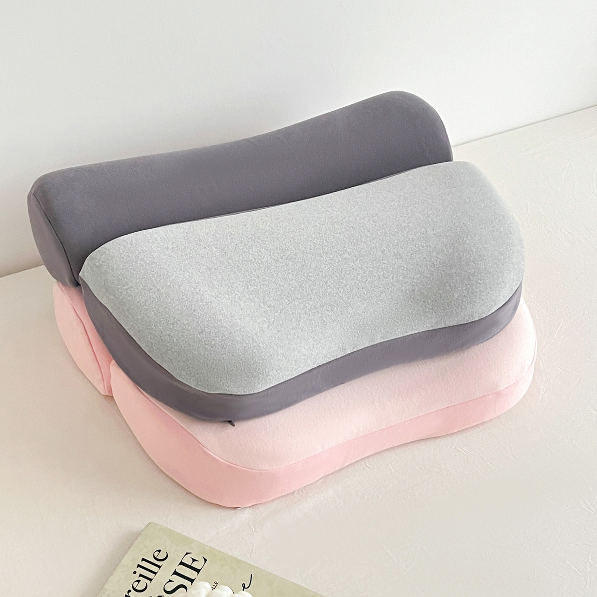 91家纺网 家纺一手货源 找家纺 麦哆乐 2026新款二合一德绒枕枕头枕芯 组合图