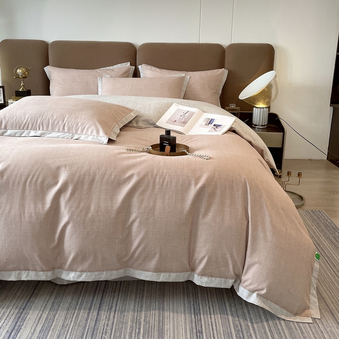 91家纺网 家纺一手货源 找家纺 恩和家纺 2026新款森能量碳纤维环保四件套系列 碳卡绒-温玉