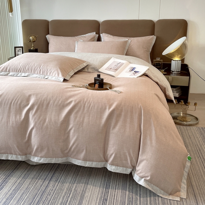 91家纺网 家纺一手货源 找家纺 恩和家纺 2026新款森能量碳纤维环保四件套系列 碳卡绒-温玉