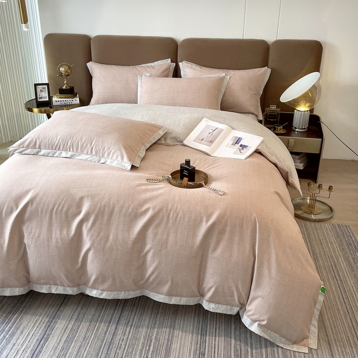 91家纺网 家纺一手货源 找家纺 恩和家纺 2026新款森能量碳纤维环保四件套系列 碳卡绒-温玉