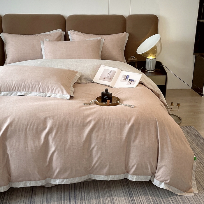 91家纺网 家纺一手货源 找家纺 恩和家纺 2026新款森能量碳纤维环保四件套系列 碳卡绒-温玉