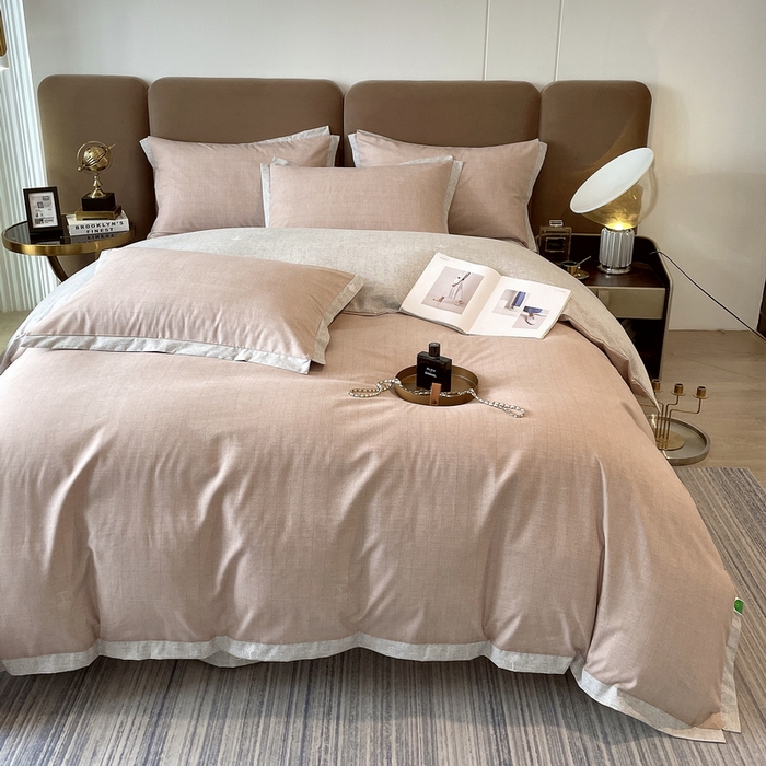 91家纺网 家纺一手货源 找家纺 恩和家纺 2026新款森能量碳纤维环保四件套系列 碳卡绒-温玉