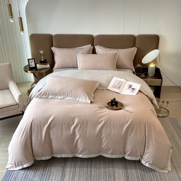 91家纺网 家纺一手货源 找家纺 恩和家纺 2026新款森能量碳纤维环保四件套系列 碳卡绒-温玉