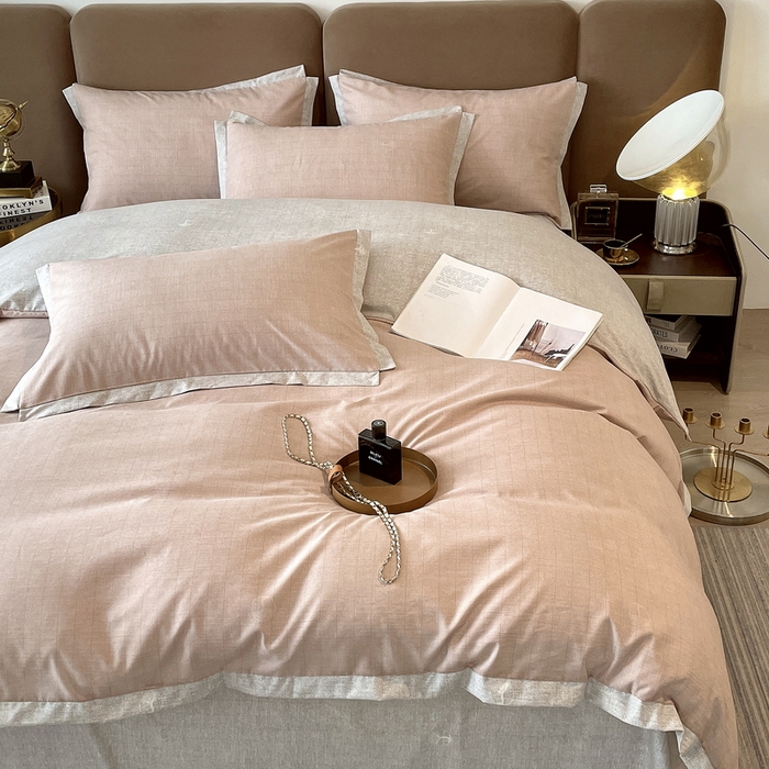 91家纺网 家纺一手货源 找家纺 恩和家纺 2026新款森能量碳纤维环保四件套系列 碳卡绒-温玉