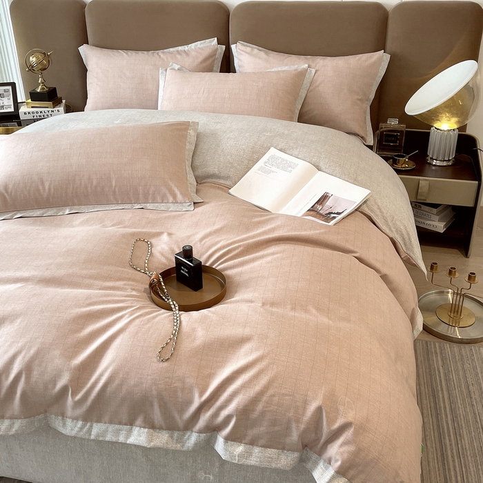 91家纺网 家纺一手货源 找家纺 恩和家纺 2026新款森能量碳纤维环保四件套系列 碳卡绒-温玉