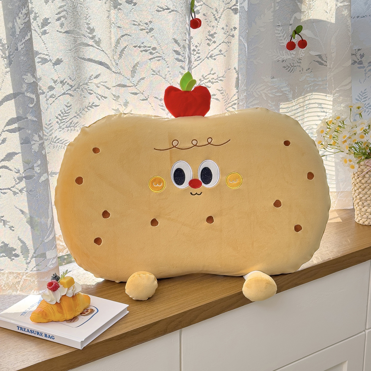 91家纺网 家纺一手货源 找家纺 （总）诺可 2026新款绒款猫肚枕记忆枕枕头枕芯-面包仔