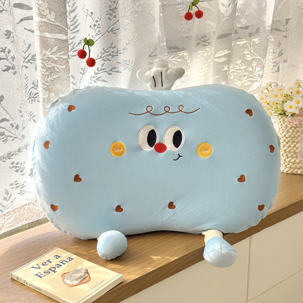 91家纺网 家纺一手货源 找家纺 （总）诺可 2026新款绒款猫肚枕记忆枕枕头枕芯-面包仔