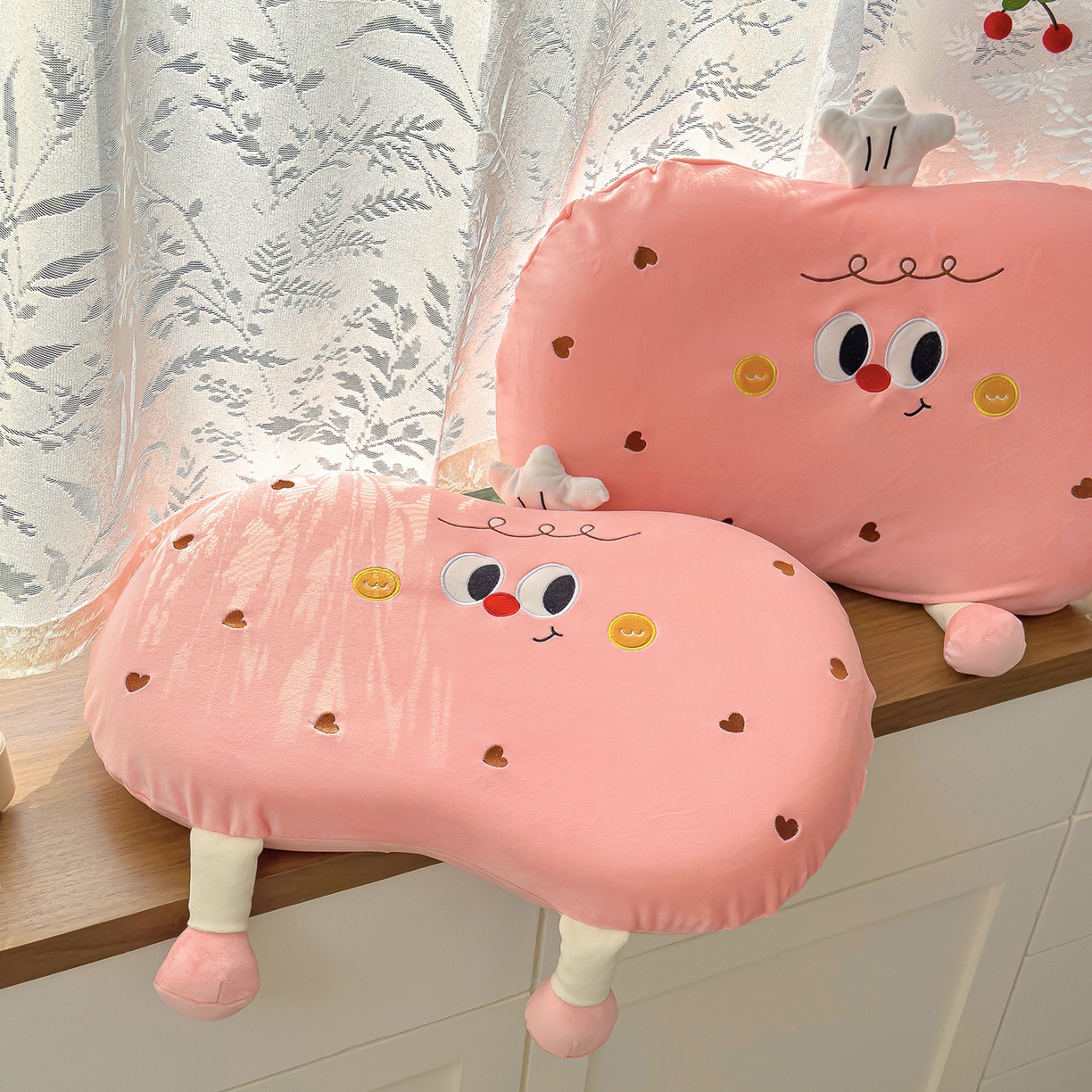 91家纺网 家纺一手货源 找家纺 （总）诺可 2026新款绒款猫肚枕记忆枕枕头枕芯-面包仔