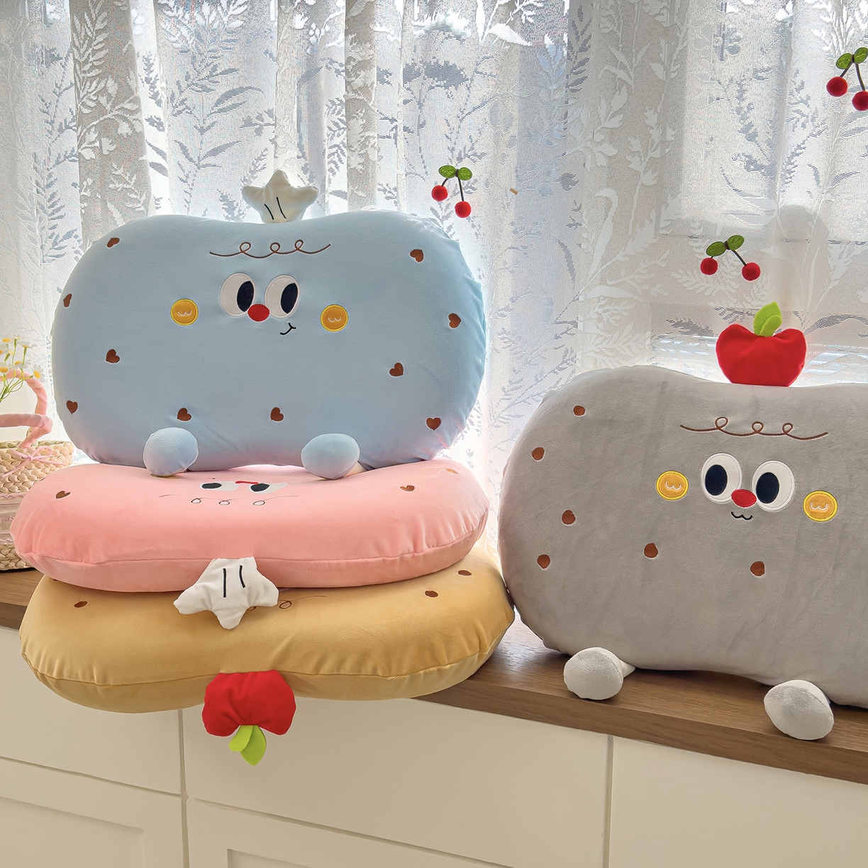 91家纺网 家纺一手货源 找家纺 诺可 2026新款绒款猫肚枕记忆枕枕头枕芯-面包仔 组合