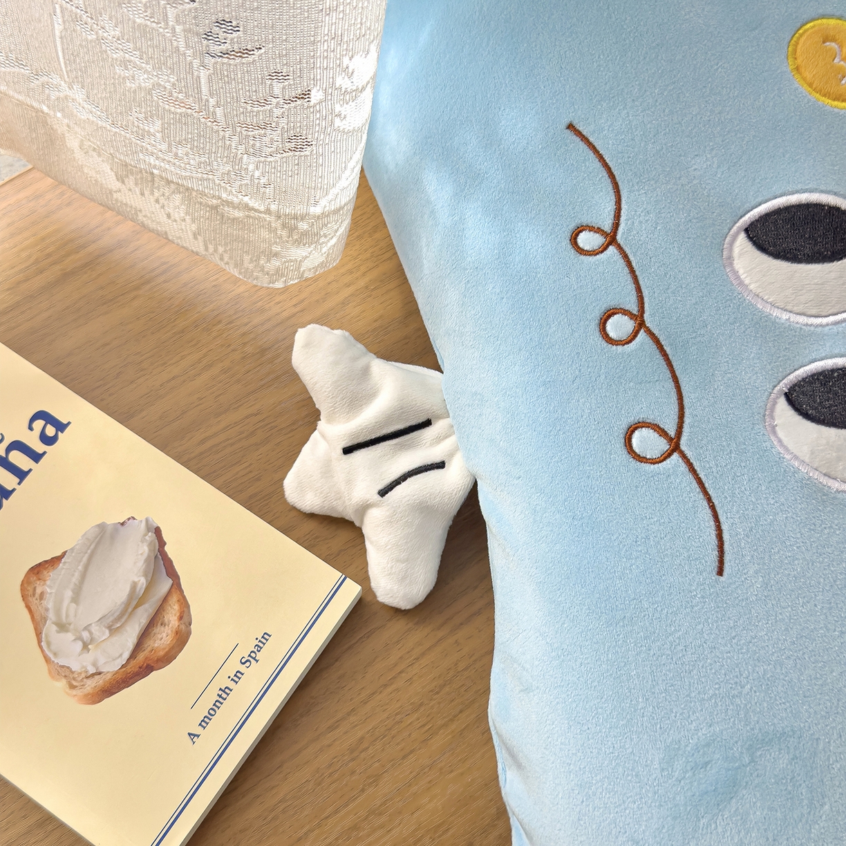 91家纺网 家纺一手货源 找家纺 诺可 2026新款绒款猫肚枕记忆枕枕头枕芯-面包仔 面包仔-蓝色