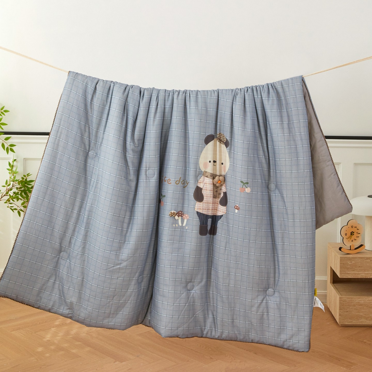 91家纺网 家纺一手货源 找家纺 （总）莎果家纺 2026新款全棉纯棉双层纱春秋被子被芯