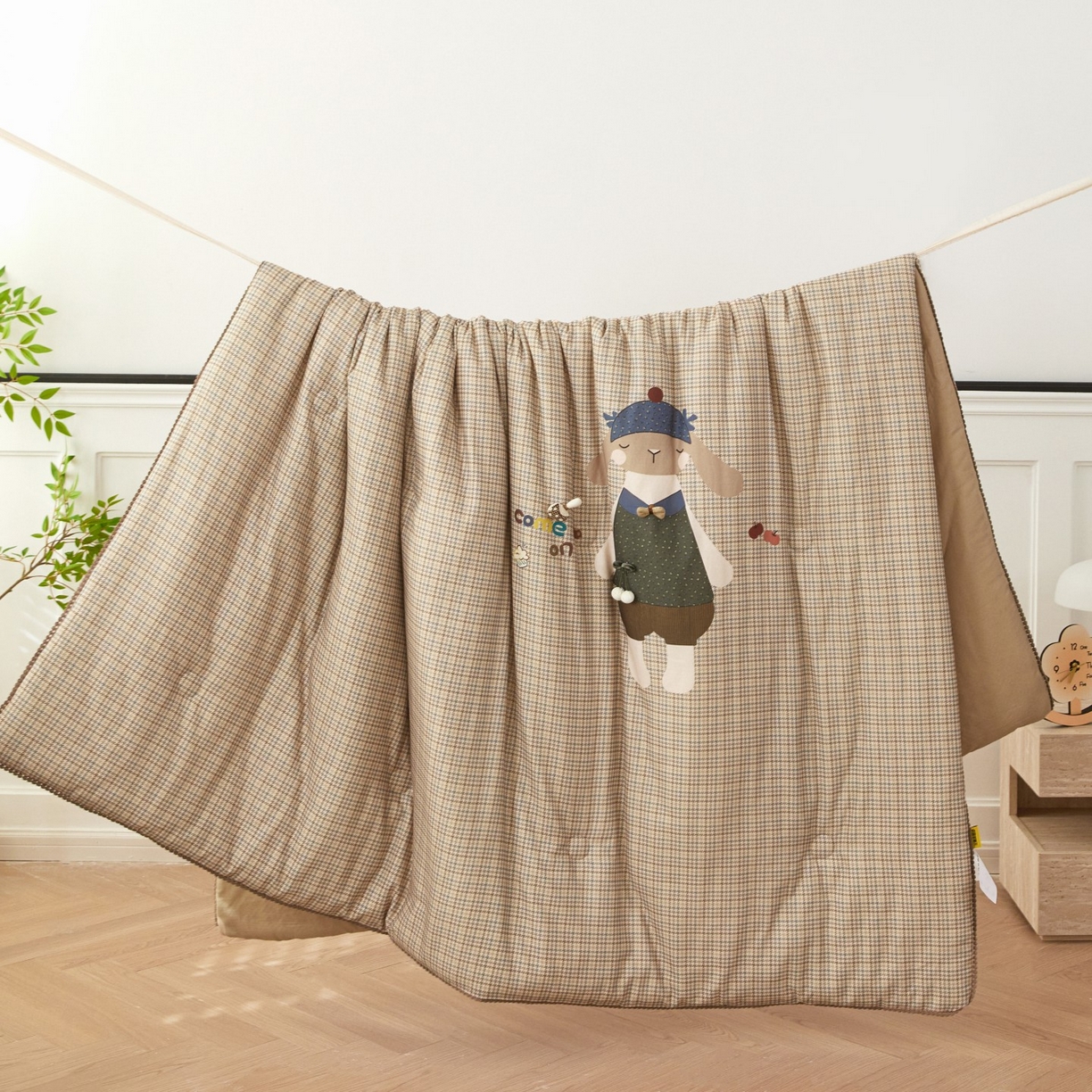 91家纺网 家纺一手货源 找家纺 （总）莎果家纺 2026新款全棉纯棉双层纱春秋被子被芯