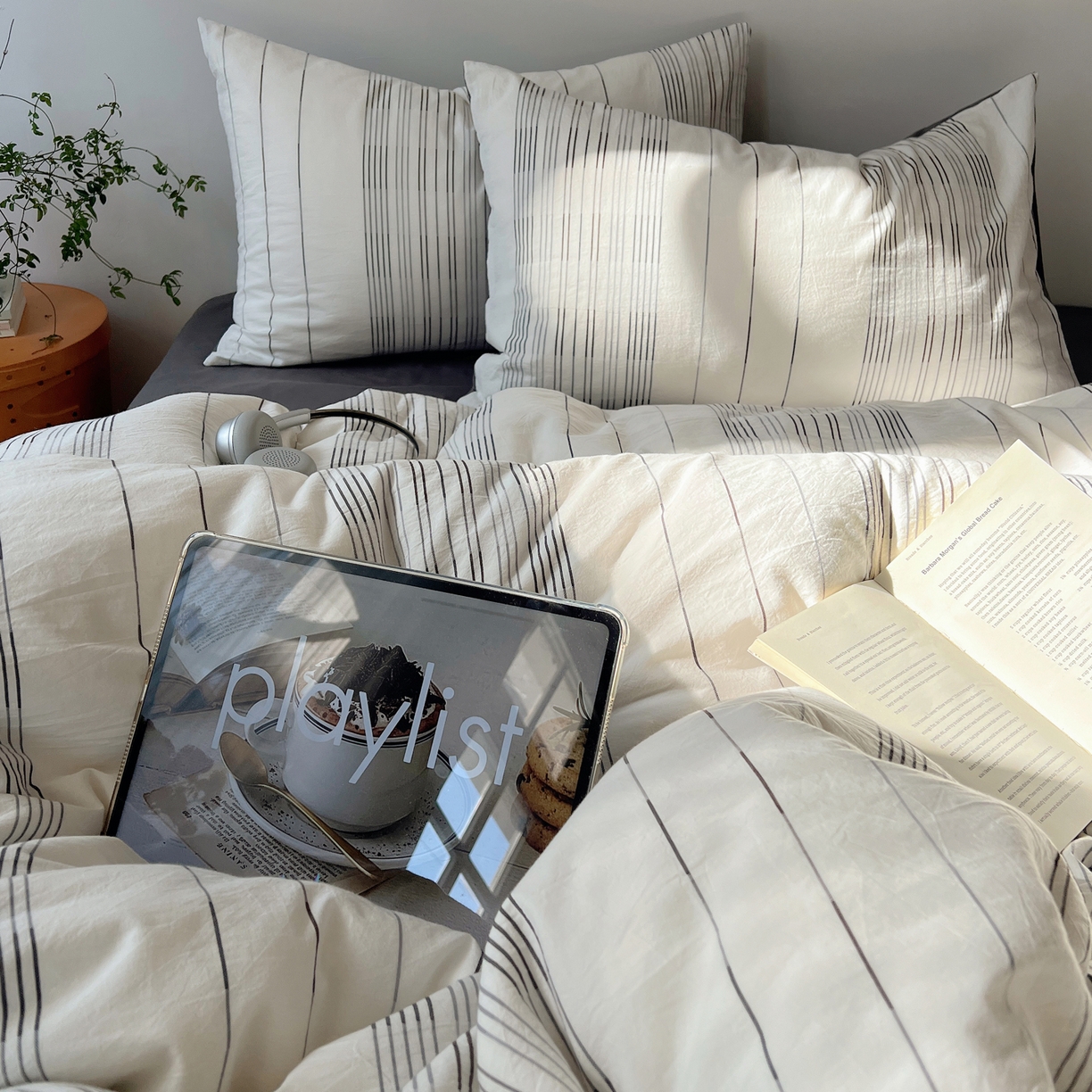 91家纺网 家纺一手货源 找家纺 （总）简宜家居（朝初家纺） 2026新款全棉色织小提花简纹系列四件套