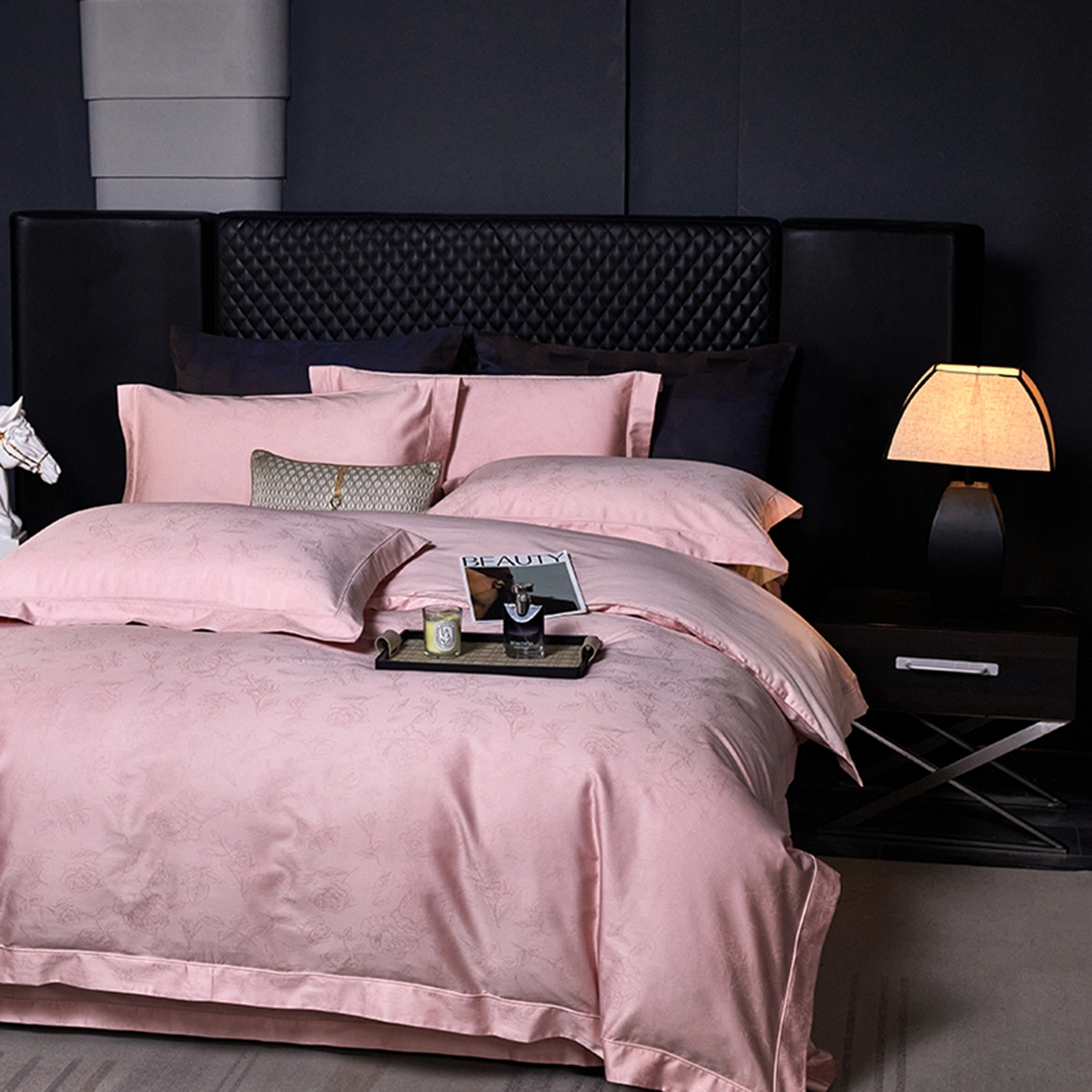 91家纺网 家纺一手货源 找家纺 （总）金纱玉纺家纺 2025新款全棉提花工艺四件套