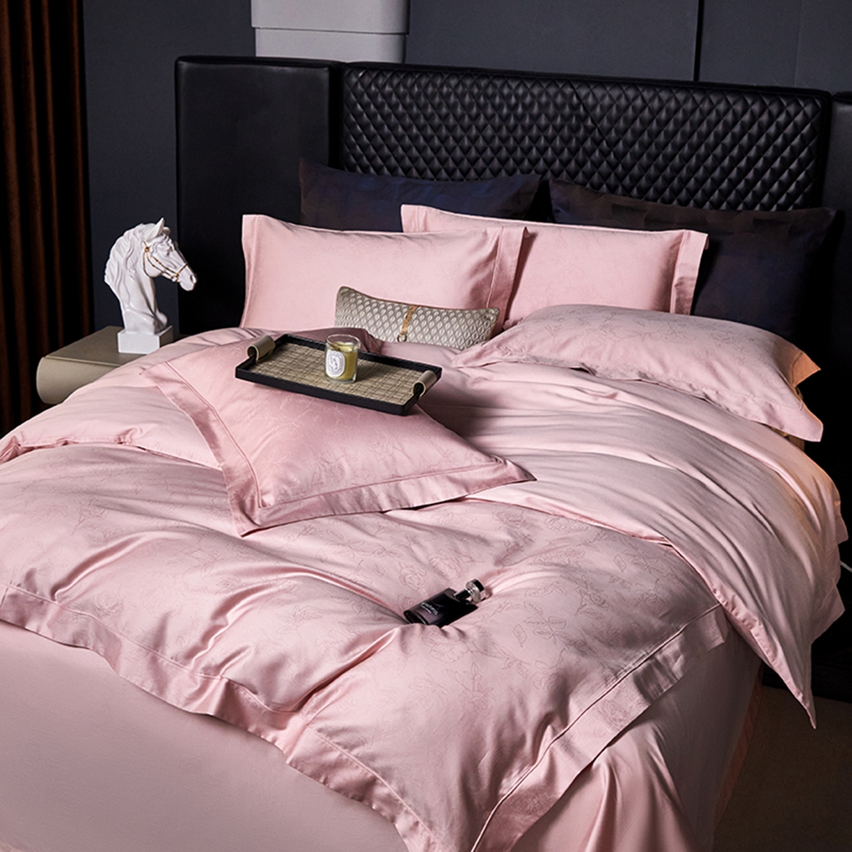 91家纺网 家纺一手货源 找家纺 （总）金纱玉纺家纺 2025新款全棉提花工艺四件套