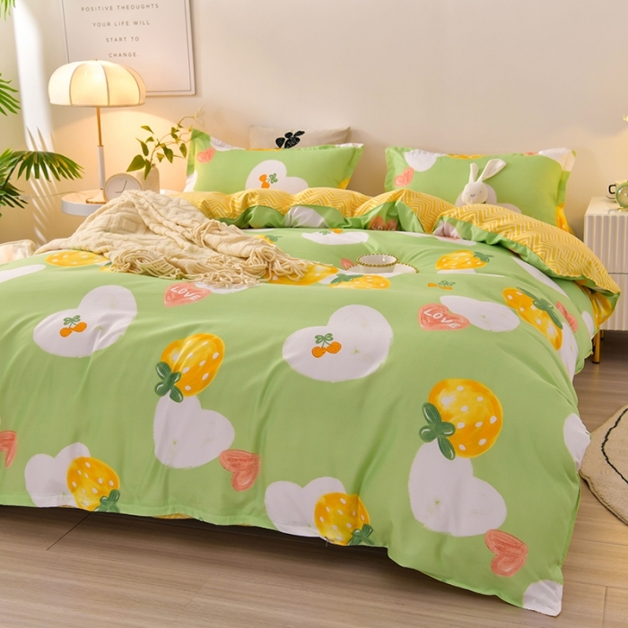 91家纺网 家纺一手货源 找家纺 【12.30周二秒杀 三人助力19.9带回家】芦荟棉磨毛四件套