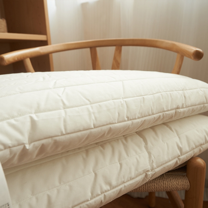 91家纺网 家纺一手货源 找家纺 （总）良品汇馆 2026新款夹棉枕全棉柔软枕头枕芯民宿枕芯纯色简约成人枕A类