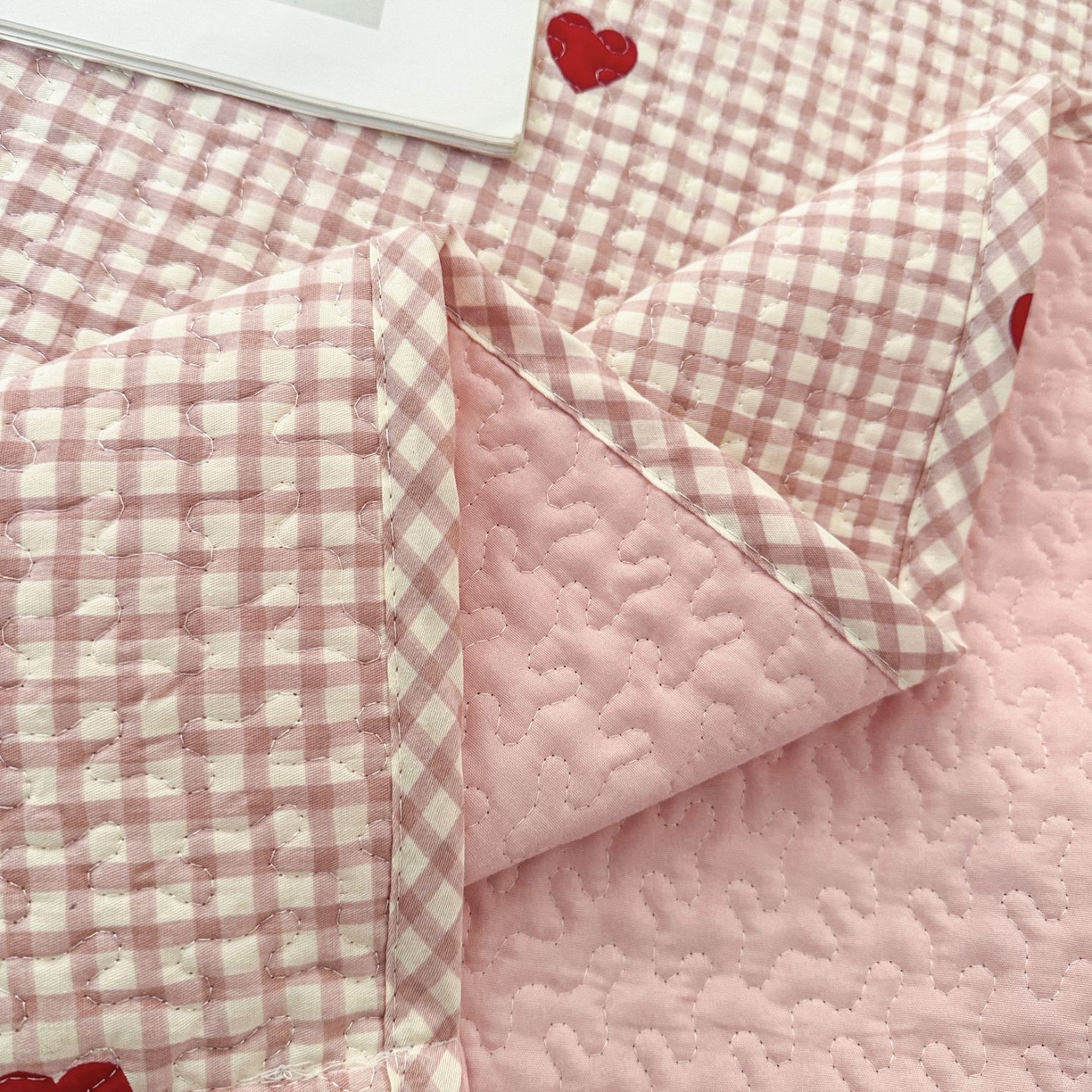 91家纺网 家纺一手货源 找家纺 暖居 2026新款支持定制法式花边纯棉榻榻米四件套全棉大炕盖三件套四季通用 小美好