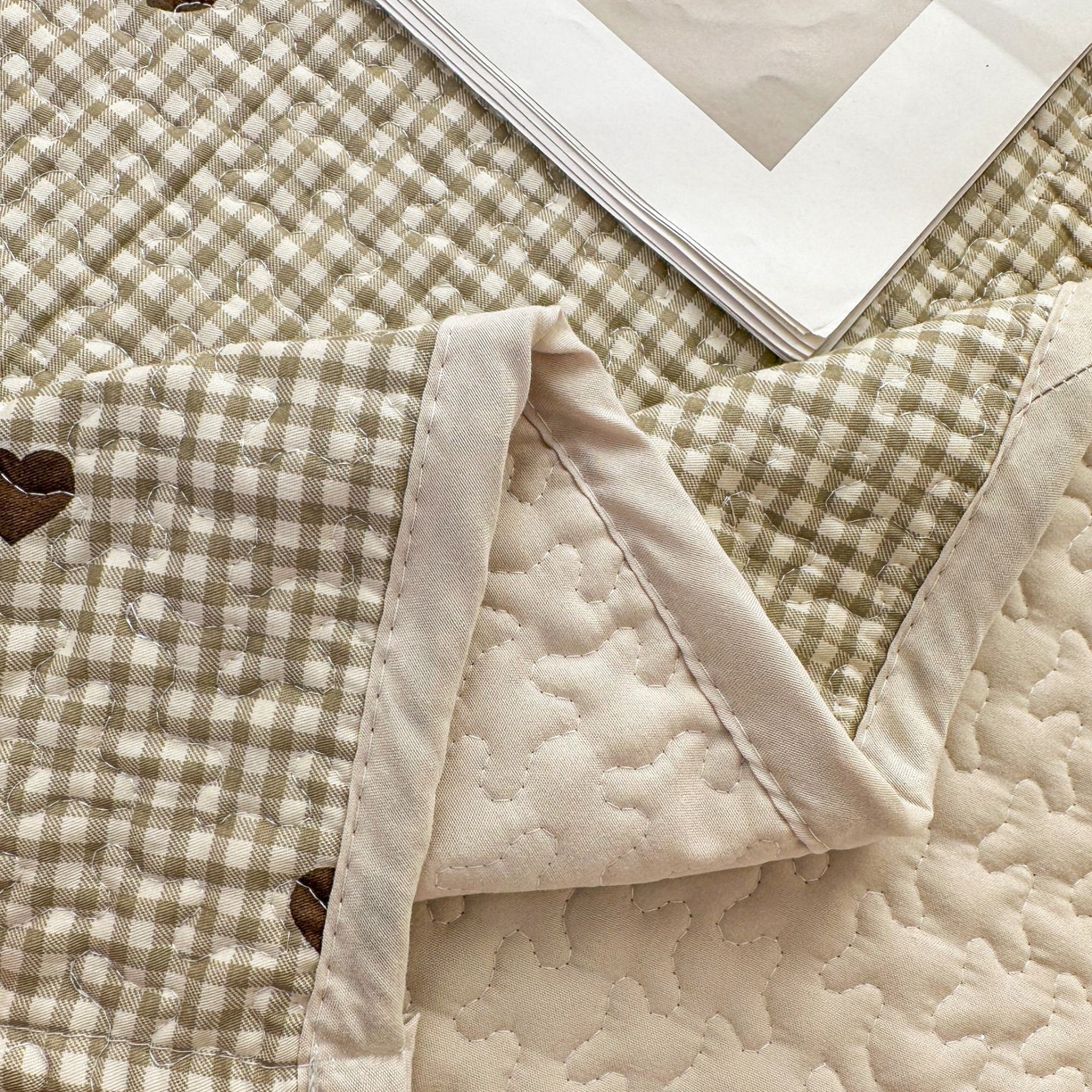 91家纺网 家纺一手货源 找家纺 暖居 2026新款支持定制法式花边纯棉榻榻米四件套全棉大炕盖三件套四季通用 雅格