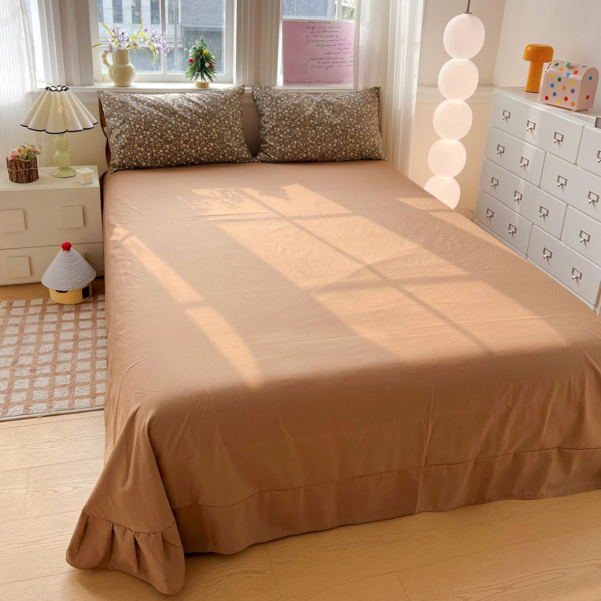 91家纺网 家纺一手货源 找家纺 （总）梵克保罗 2026新款A类古法水洗仿棉云感纱四件套