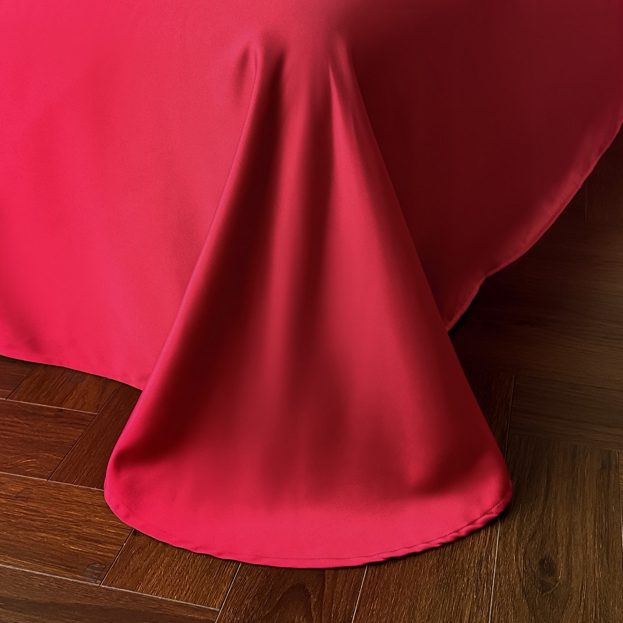 91家纺网 家纺一手货源 找家纺 欧乐蒂 2025冬季新品亲肤棉提花刺绣婚庆四件套 龙凤双喜