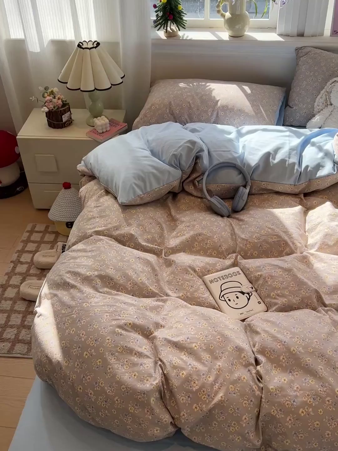 91家纺网 家纺一手货源 找家纺 梵克保罗 2026新款A类古法水洗仿棉云感纱四件套 白兰地