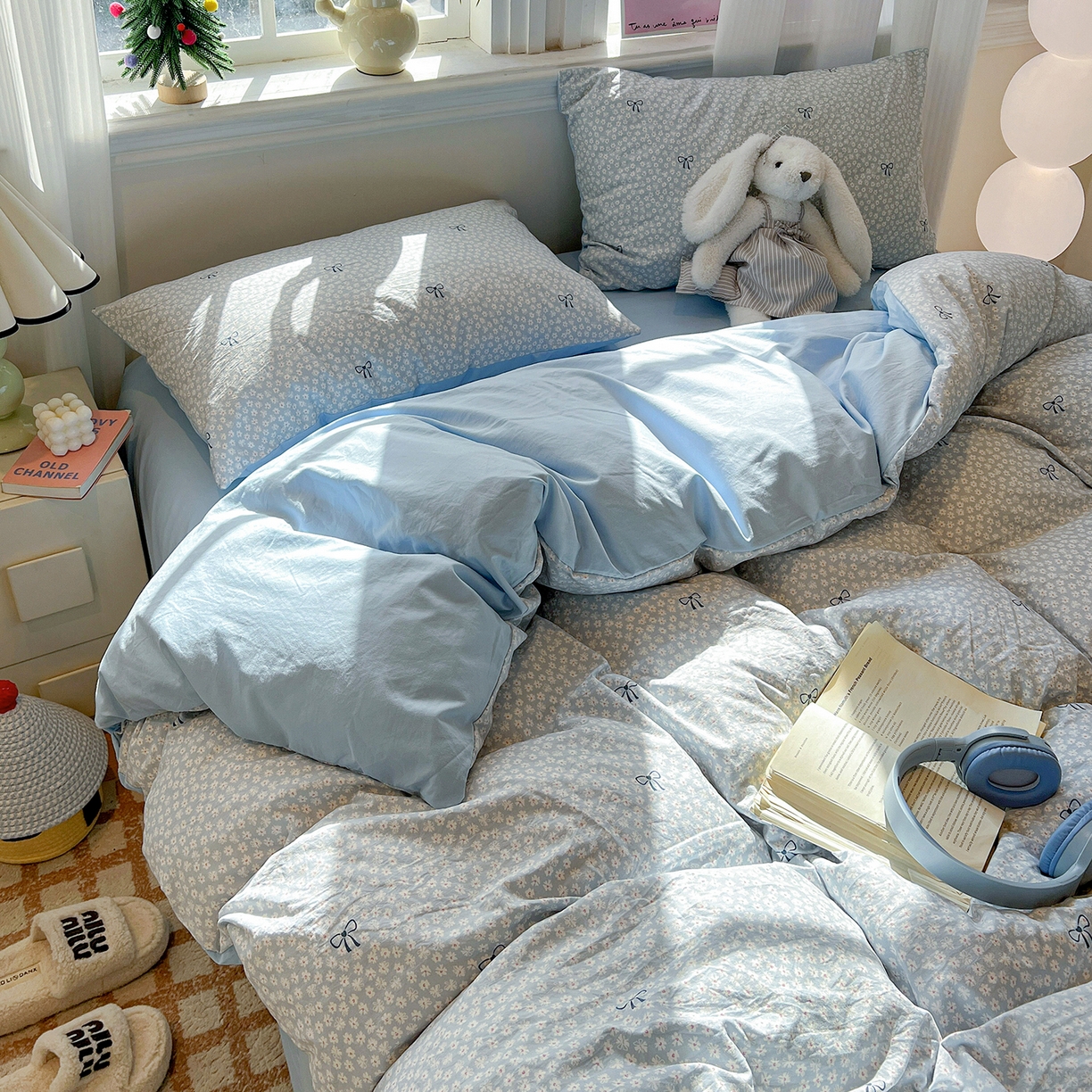 91家纺网 家纺一手货源 找家纺 梵克保罗 2026新款A类古法水洗仿棉云感纱四件套 赫莲娜