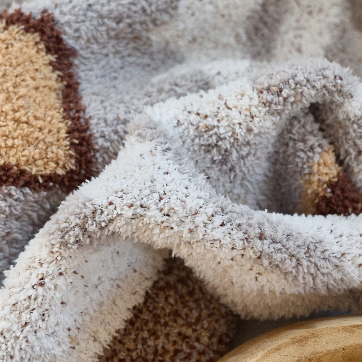 91家纺网 家纺一手货源 找家纺 （总）暖绵绵家纺 2026新款桑罗帕几何纹织毯 毛毯毯子（券后/折后零售价不得低于173元）