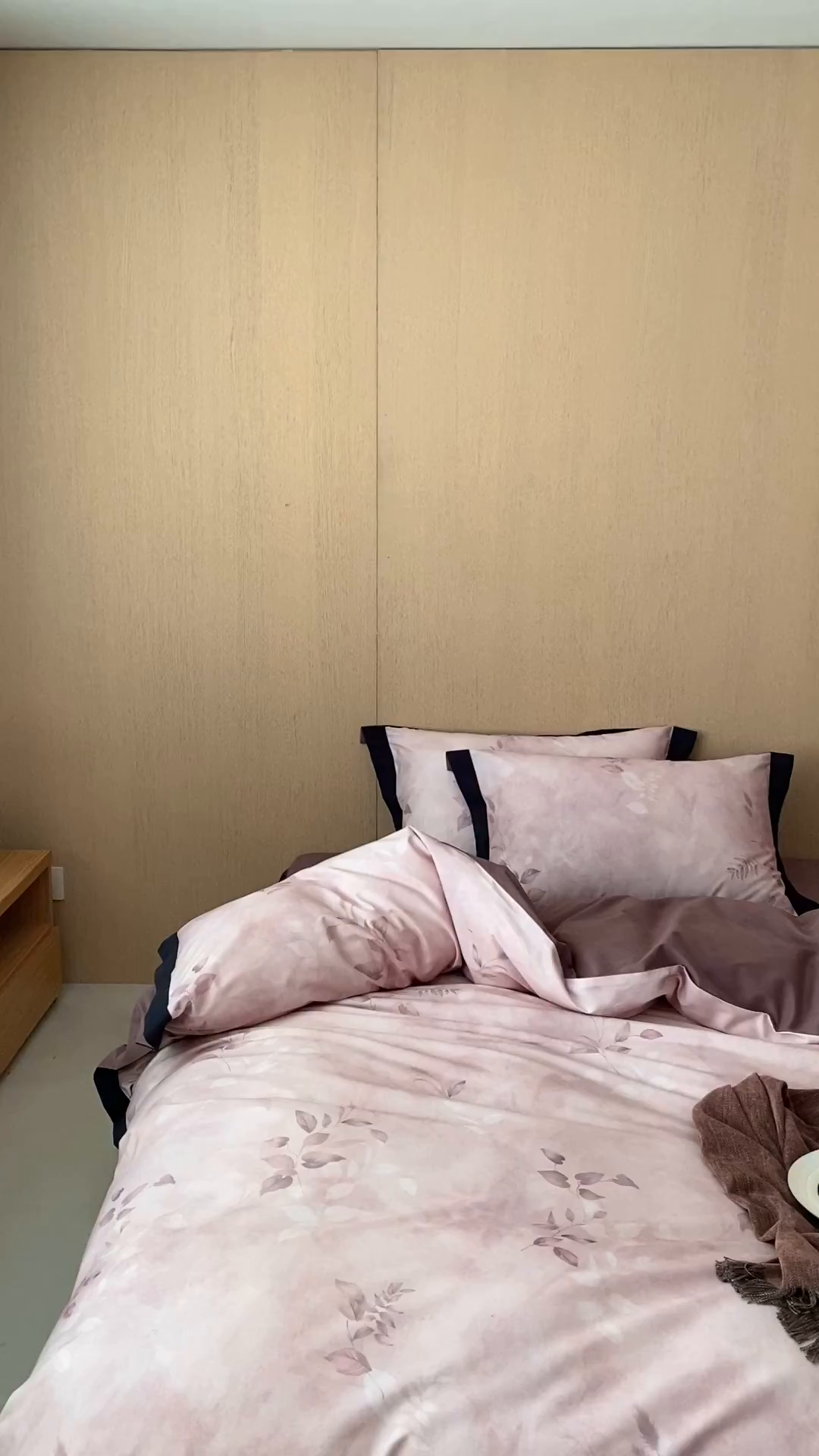 91家纺网 家纺一手货源 找家纺 （总）赫帛 2026新款50s数码全棉轻磨毛四件套-暖叶