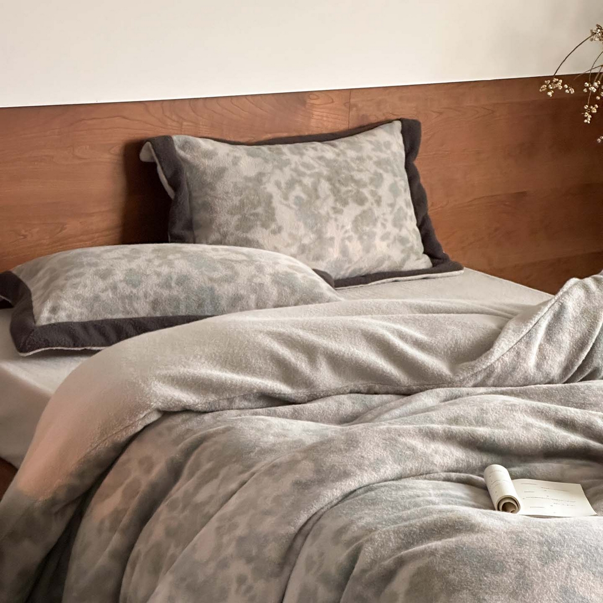 91家纺网 家纺一手货源 找家纺 （总）赫帛 2026新款数码直喷羊毛绒四件套-茵蔓