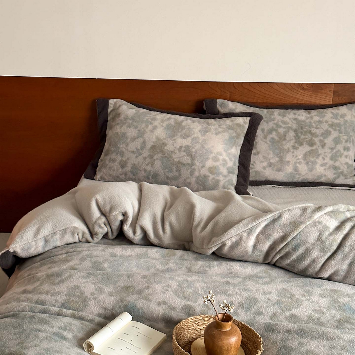 91家纺网 家纺一手货源 找家纺 （总）赫帛 2026新款数码直喷羊毛绒四件套-茵蔓