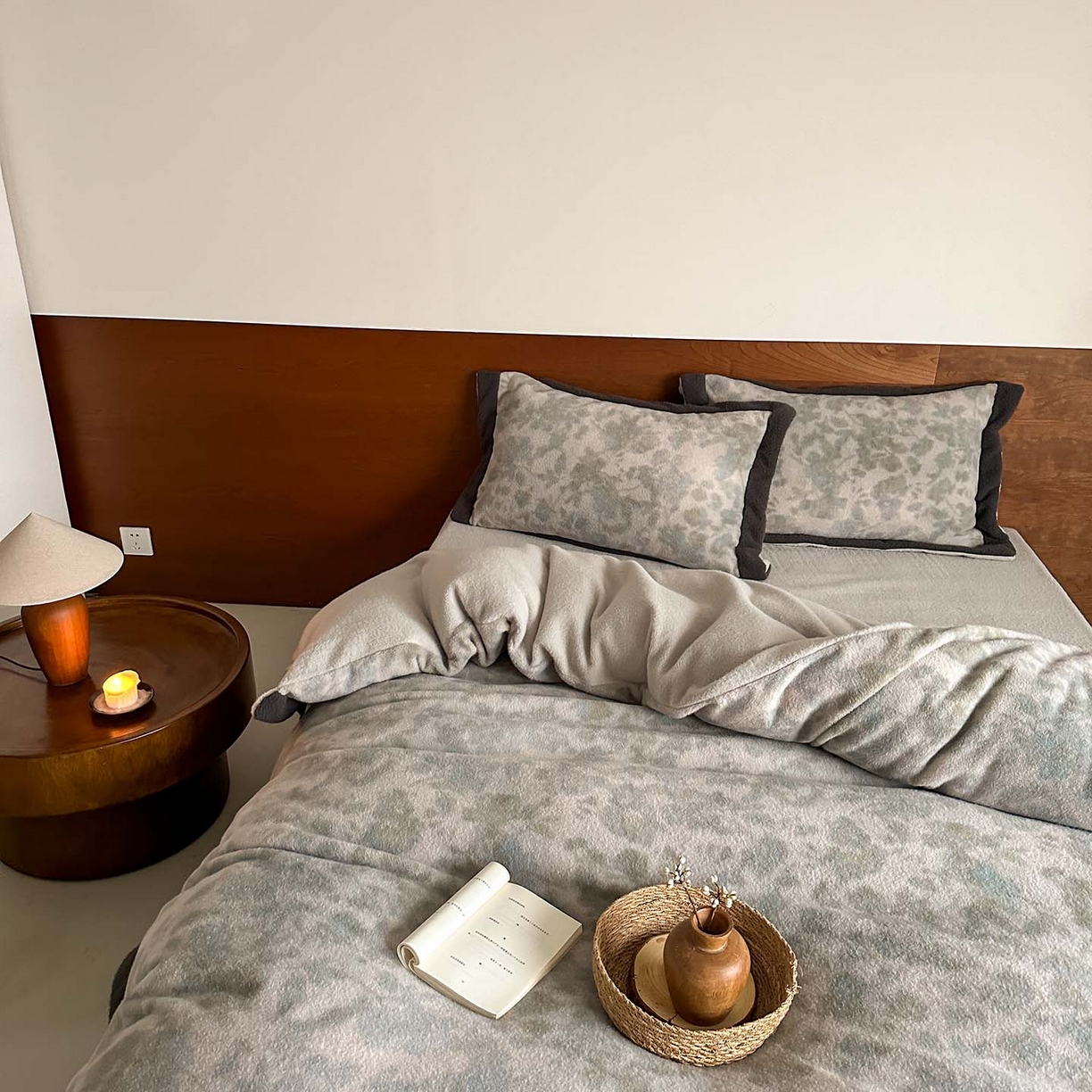 91家纺网 家纺一手货源 找家纺 （总）赫帛 2026新款数码直喷羊毛绒四件套-茵蔓