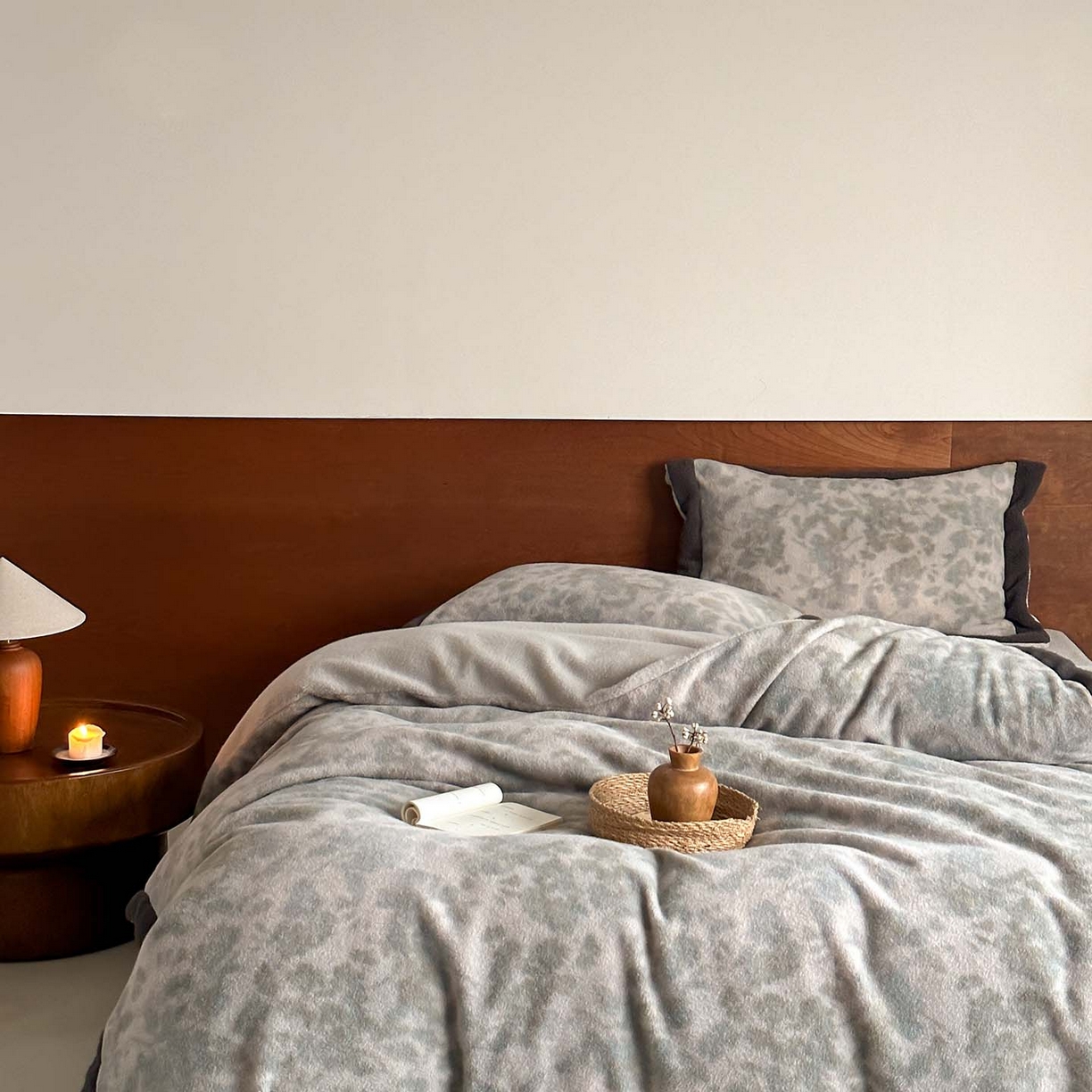 91家纺网 家纺一手货源 找家纺 （总）赫帛 2026新款数码直喷羊毛绒四件套-茵蔓