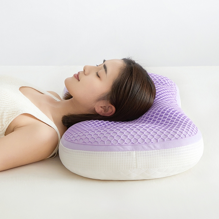 91家纺网 家纺一手货源 找家纺 （总）昕科 2025新款凉感TPE释压羽丝枕芯枕头tpe零压枕爆款