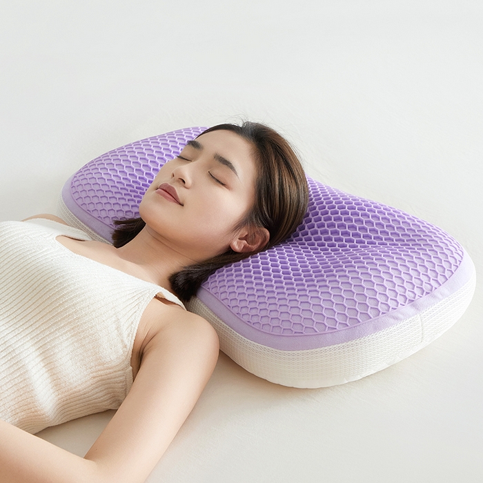 （总）昕科 2025新款凉感TPE释压羽丝枕芯枕头tpe零压枕爆款