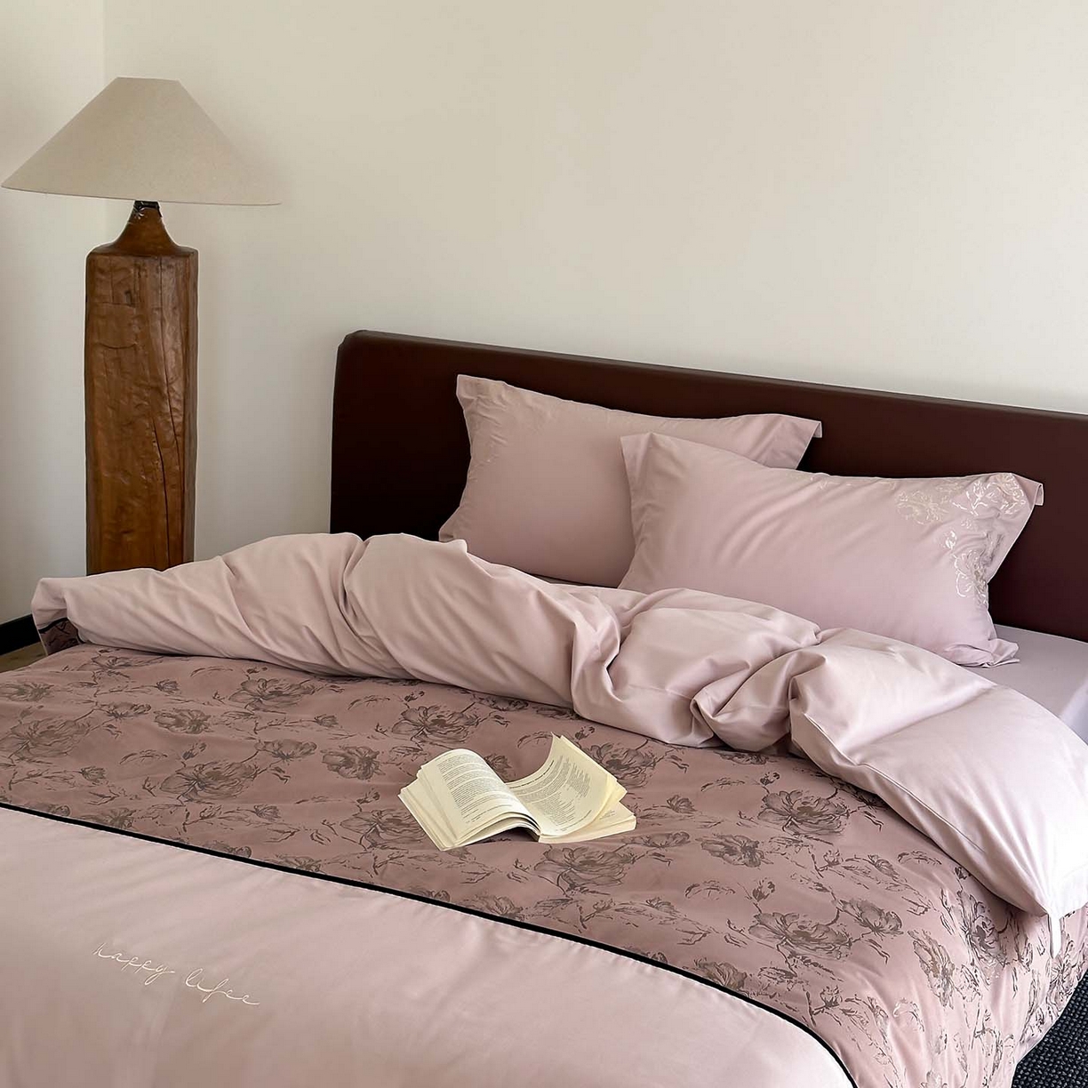 91家纺网 家纺一手货源 找家纺 （总）赫帛 2026新款刺绣磨毛四件套-郁金香