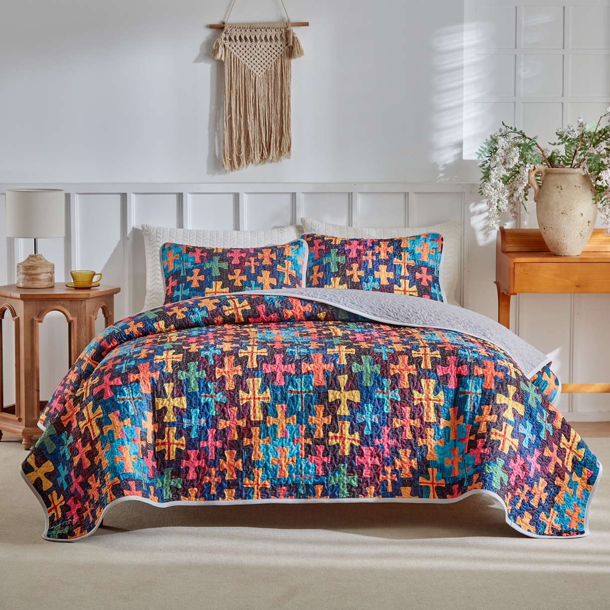 91家纺网 家纺一手货源 找家纺 （总）温宁家纺 2026新款印花床盖