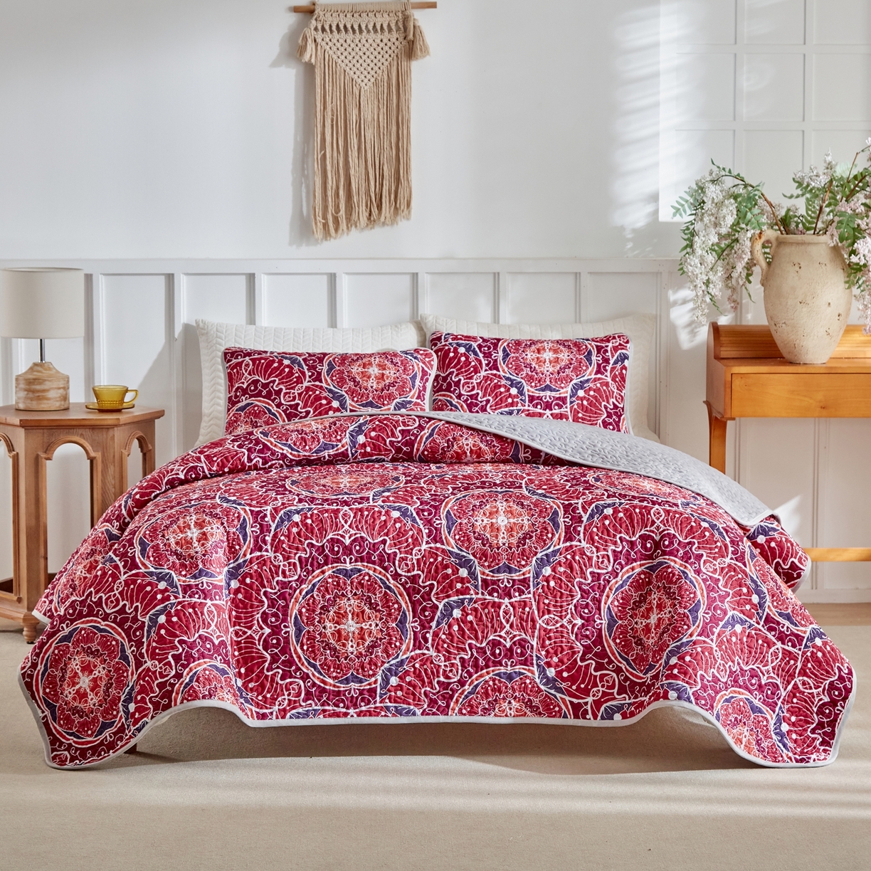 91家纺网 家纺一手货源 找家纺 （总）温宁家纺 2026新款印花床盖