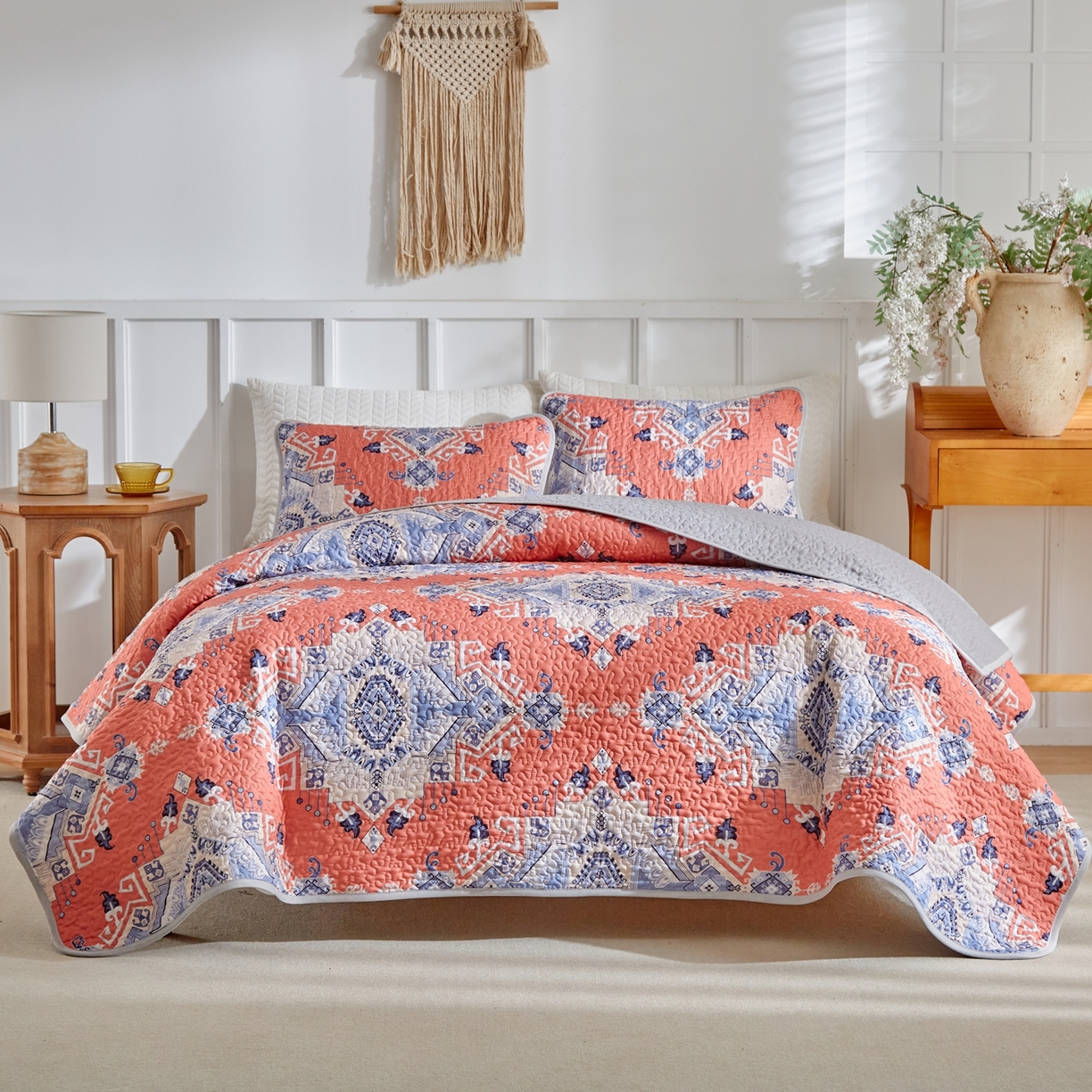 91家纺网 家纺一手货源 找家纺 （总）温宁家纺 2026新款印花床盖