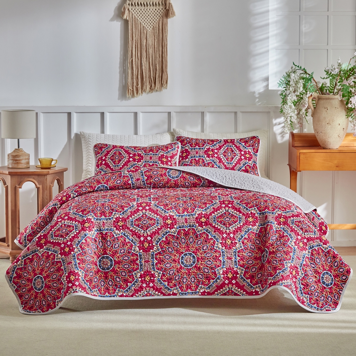 91家纺网 家纺一手货源 找家纺 （总）温宁家纺 2026新款印花床盖