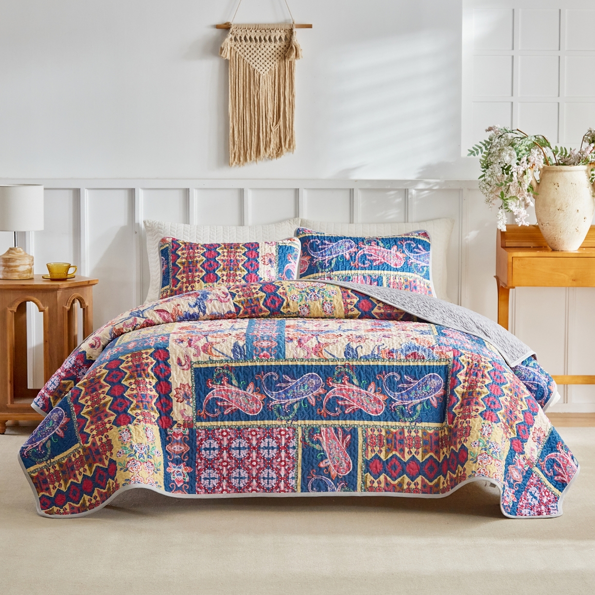 91家纺网 家纺一手货源 找家纺 （总）温宁家纺 2026新款印花床盖