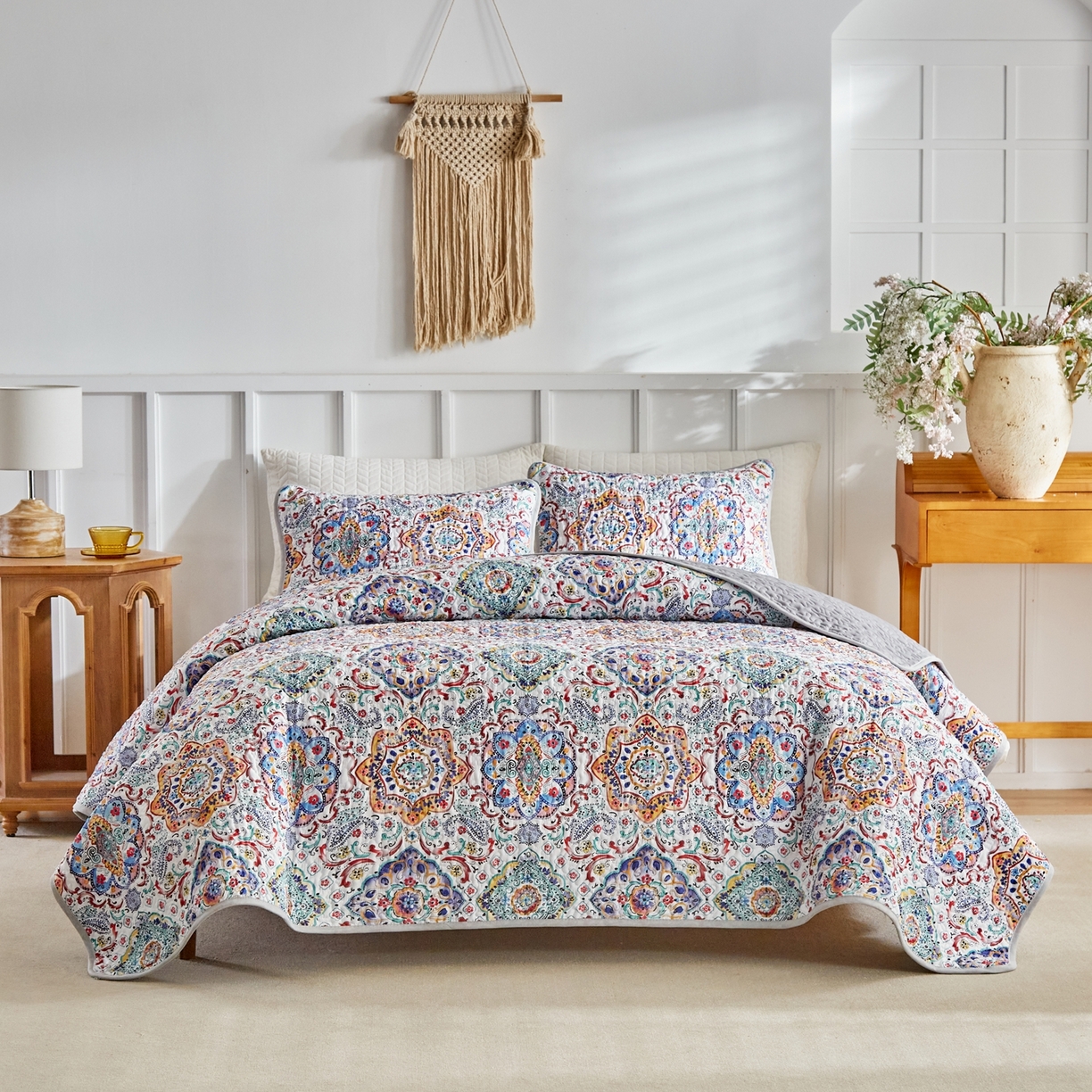 91家纺网 家纺一手货源 找家纺 （总）温宁家纺 2026新款印花床盖